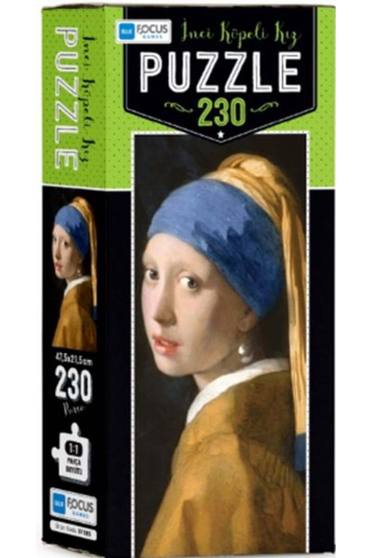 Blue Focus Yayınları Blue Focus İnci Küpeli Kız - Puzzle 230 Parça