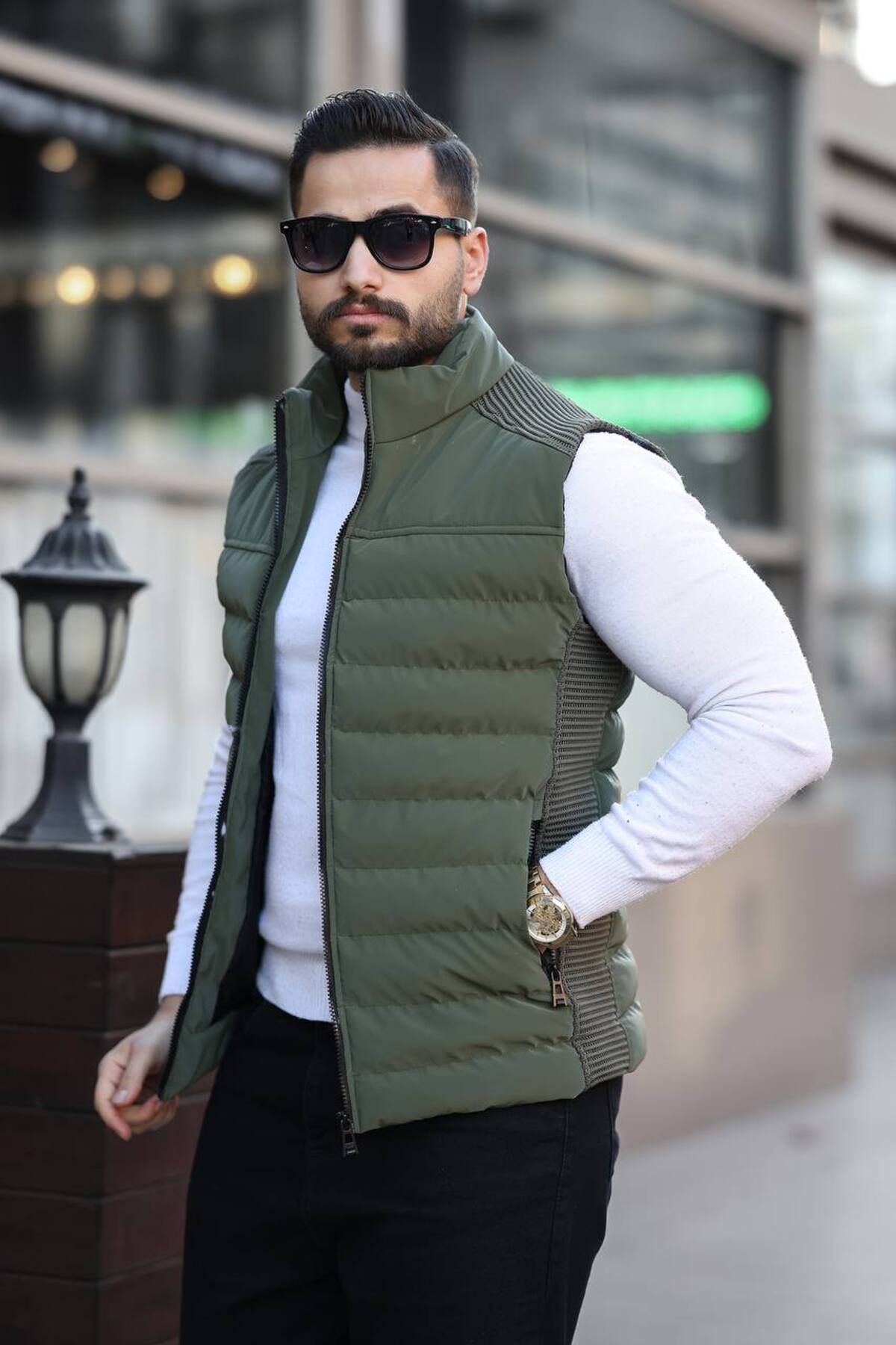 SEASON COAT yeni sezon su geçirmez erkek şişme yelek