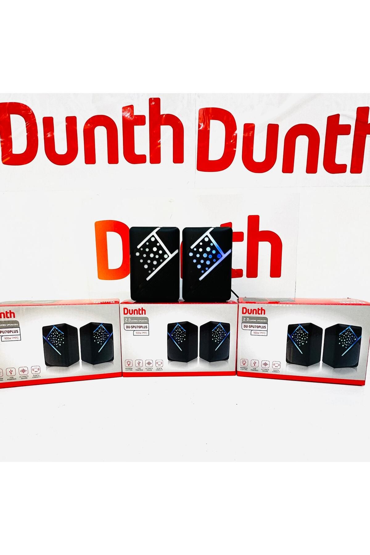 Dunth DU-SPU070/071  Bluetooth ,USB CHARGE,  SPEAKER PC 2.0 ,led RGB, 5W*2 (10W) ,USE IN CAR