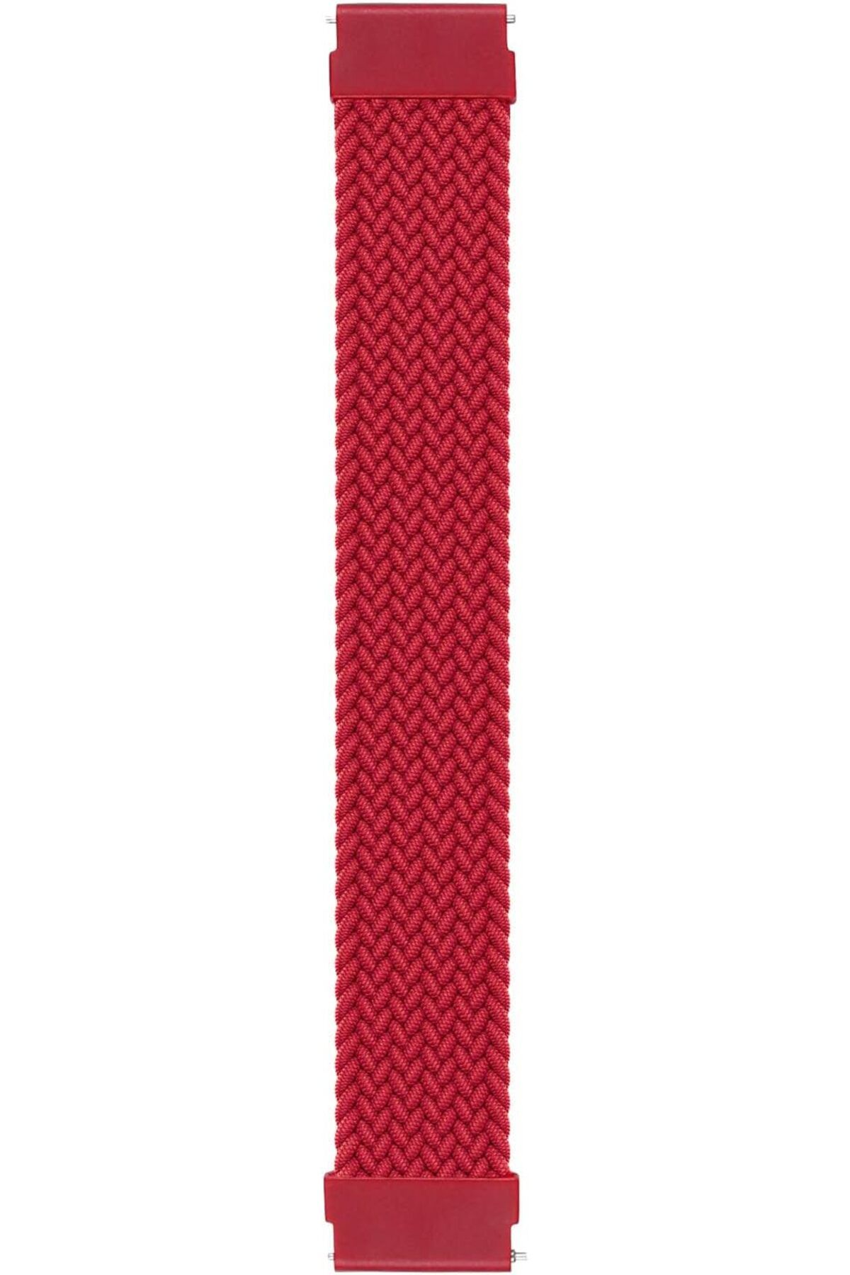 STOREMAX htpshopmx Amazfit GTS 2 Mini 40mm için Kordon, (Large Size, 165mm) Braided Solo Kırmızı [GTS 2