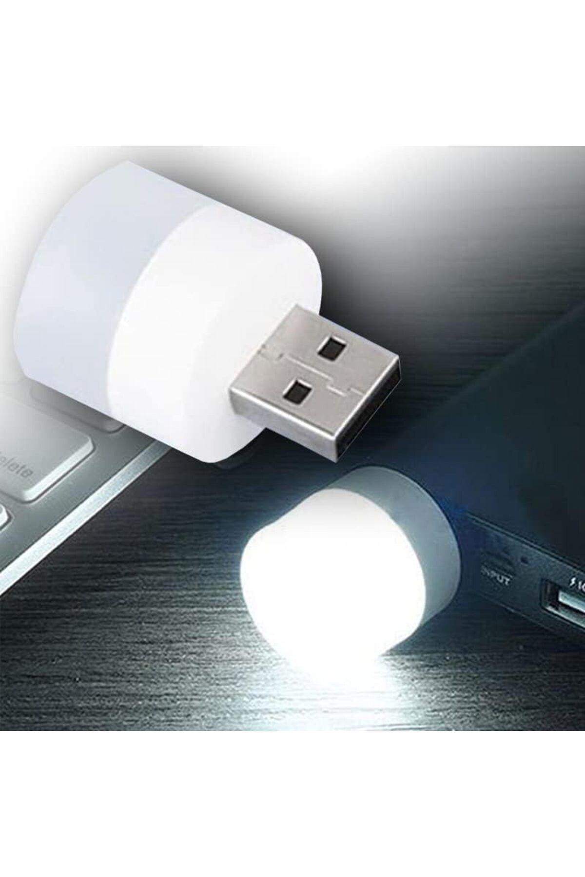 STOREMAX EMLshop USB LED Küçük Beyaz Işık - Beyaz Işıklı USB Küçük LED Lamba, Koridor, Tuvalet, Ot