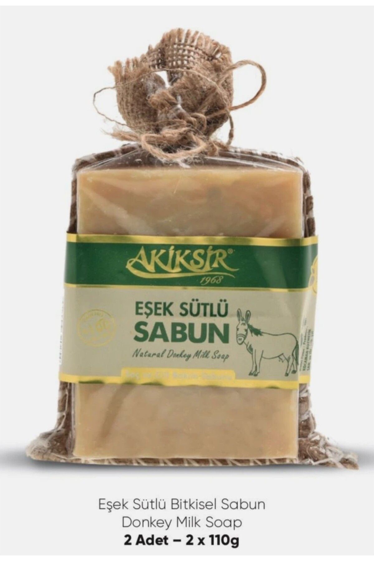 DURUSOY AKİKSİR Eşek Sütlü Sabun 2x110gr