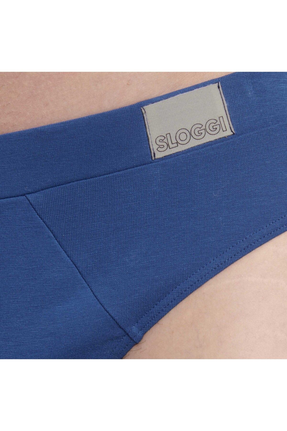 SLOGGI-Herren Slips, 2er Pack - GO Natural Brief C2P, Unterhose, Cotton Stretch 4