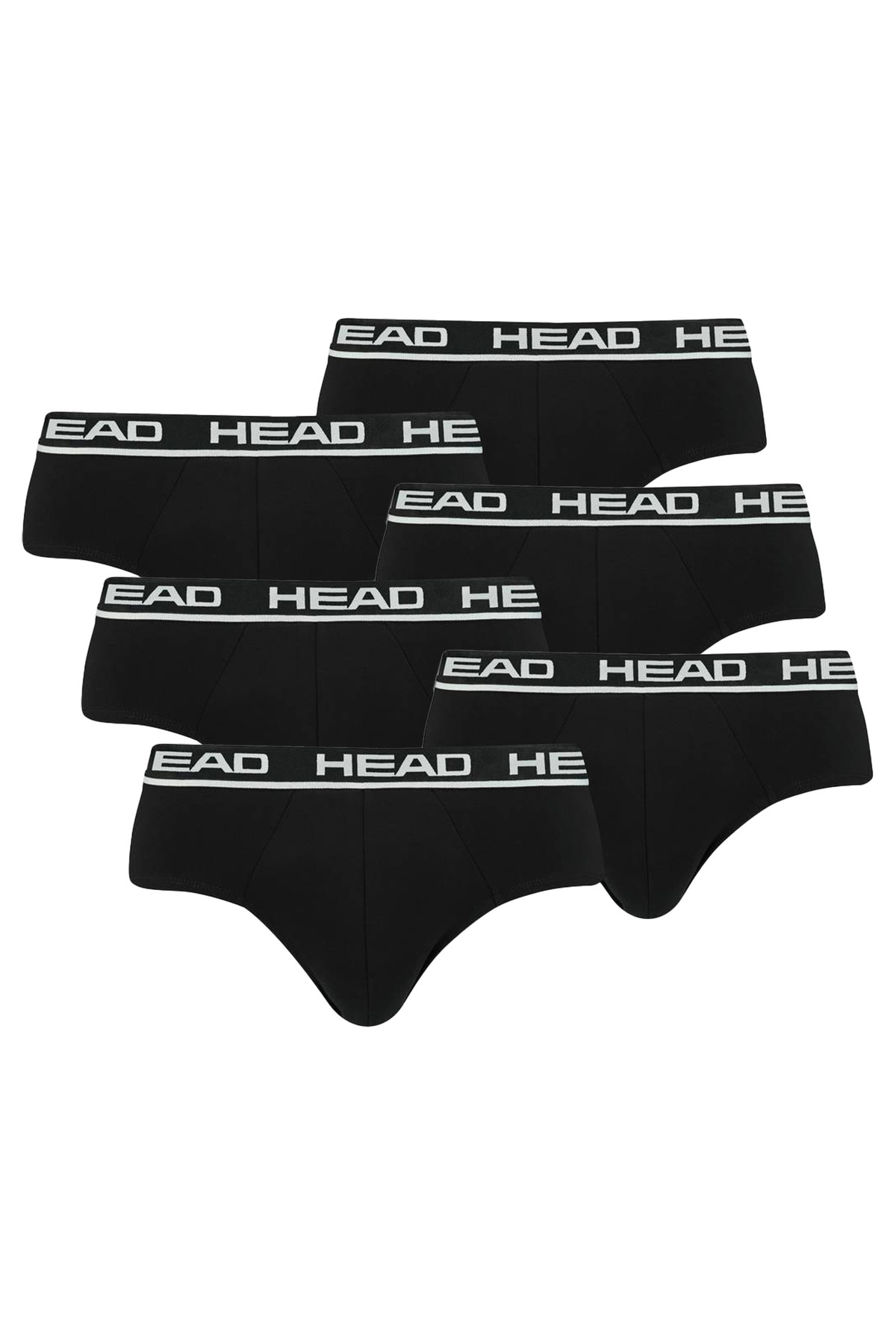 Head-Herren Brief, 6er Pack - Slip, Logobund, Cotton Stretch 1