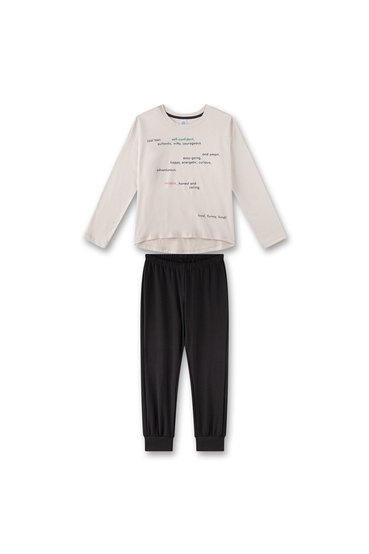 Sanetta-Mädchen Schlafanzug, 2-tlg. Set - lang, Pyjama, Baumwolle, Motiv 4