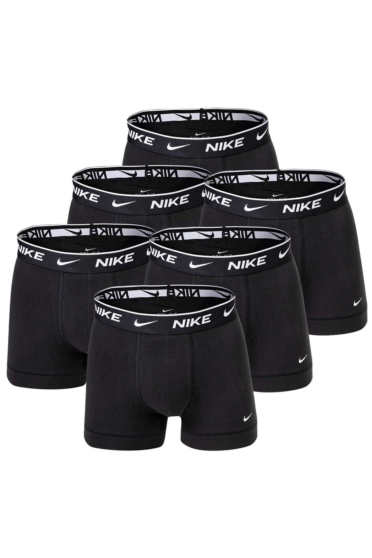 Nike-Herren Boxer Shorts, 6er Pack - Trunks, Logobund, Cotton Stretch 2