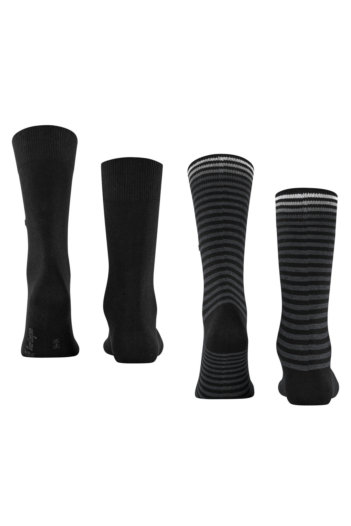 Burlington-Herren Socken, 2er Pack - Everyday Stripe SO Mixed, Baumwolle, One Size 3