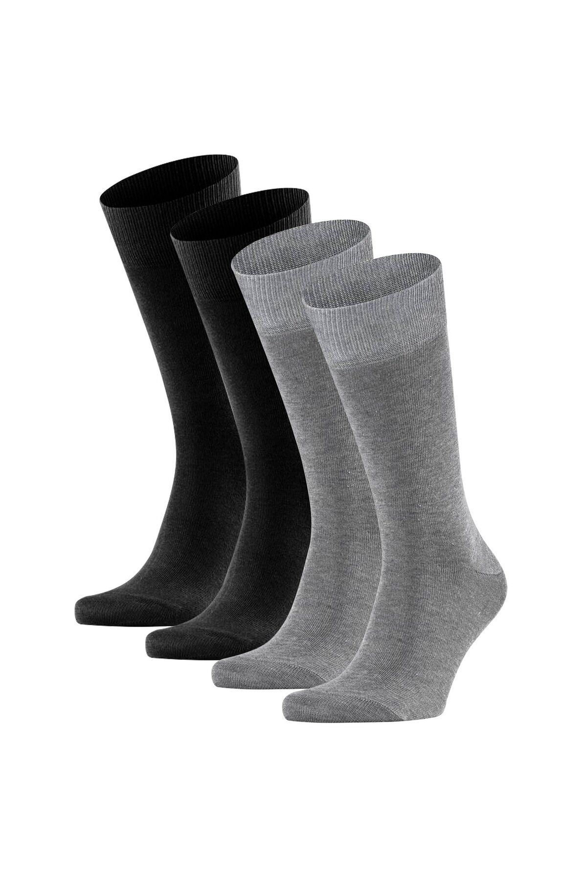 FALKE-Herren Socken, 4er Pack - Happy, Kurzsocken, Baumwolle 2