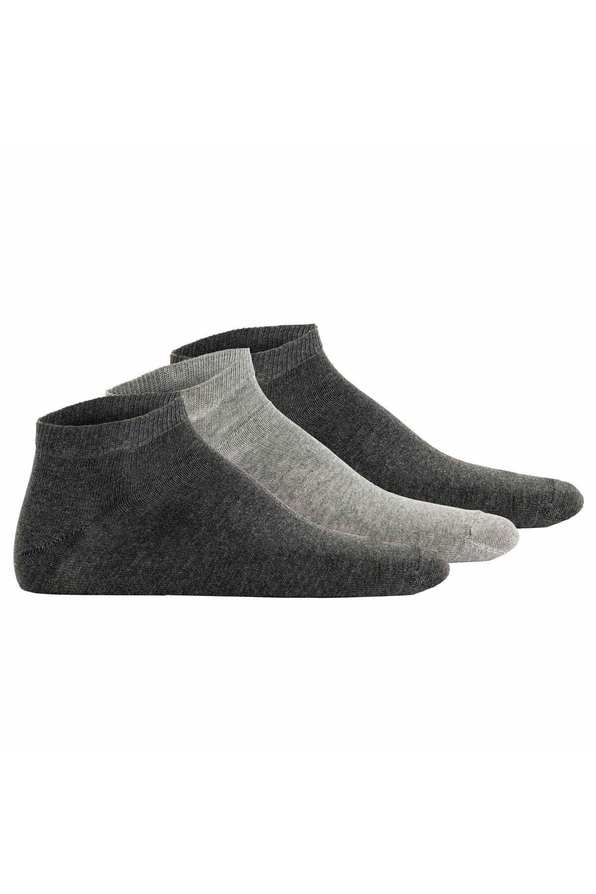 Hudson-Unisex Sneakersocken, 3er Pack - Simply, kurze Socken, einfarbig 1