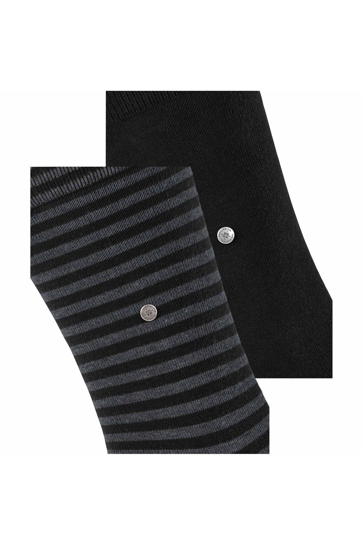 Burlington-Herren Socken, 2er Pack - Everyday Stripe SO Mixed, Baumwolle, One Size 4