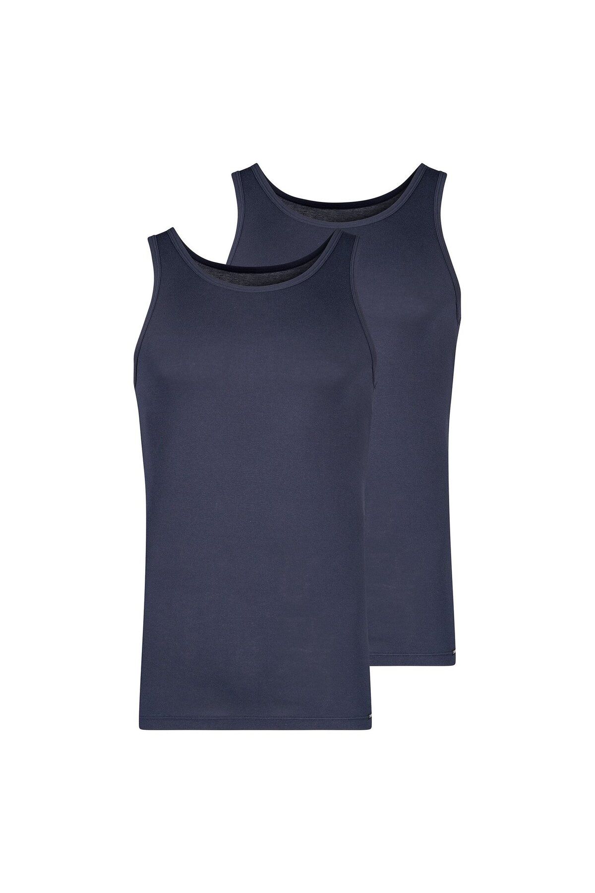 Skiny-Herren Unterhemden, 2er Pack - Tank Top DP, ärmellos, Feinripp, Baumwolle 8