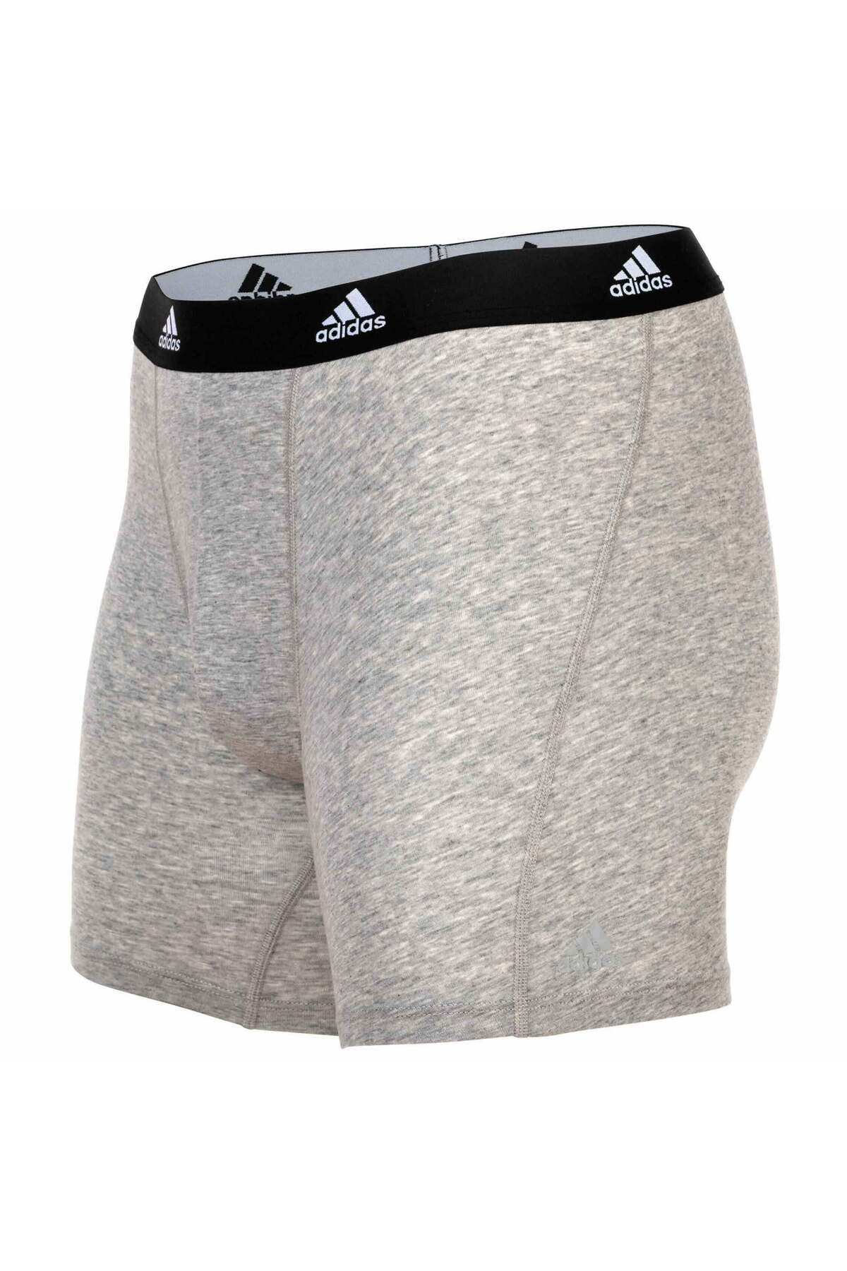 adidas-Herren Boxershorts, 3er Pack - Boxer Briefs, Active Flex Cotton, Logo 4