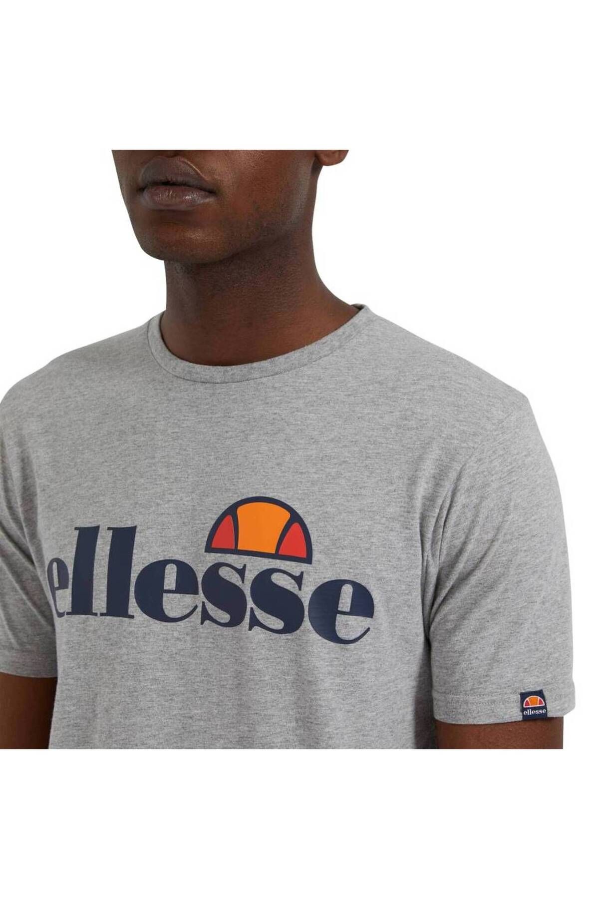 Ellesse-Herren T-Shirt SL PRADO TEE - Kurzarm, Crewneck, Rundhals, Logo-Print 4