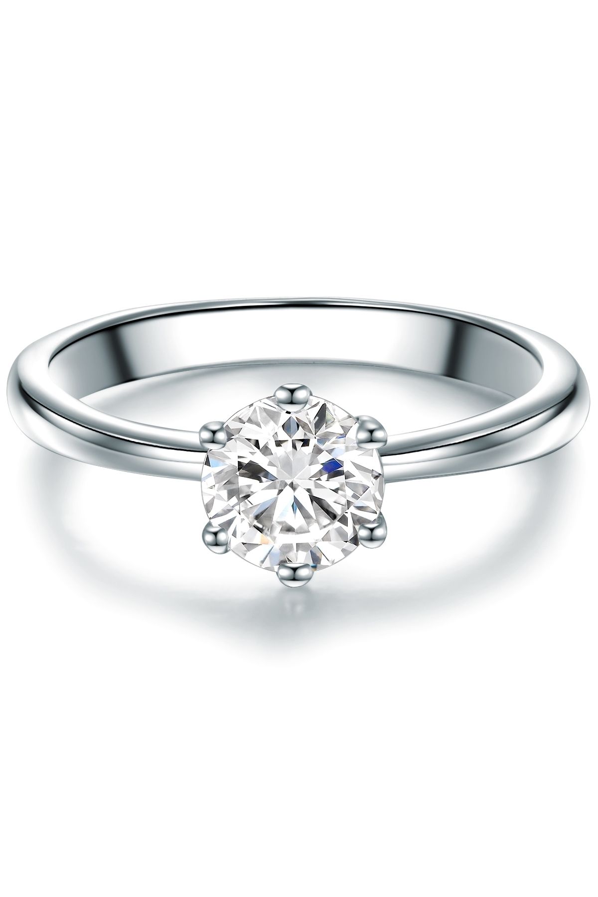Trilani-Silberring Ring Sterling Silber Zirkonia weiß 1