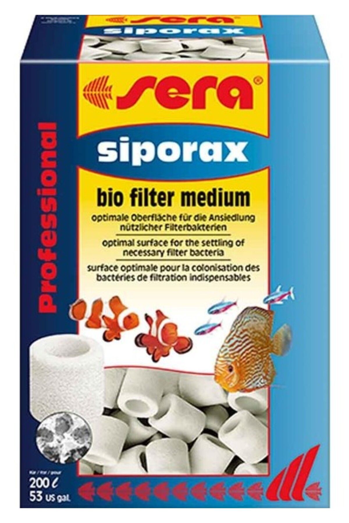 SERA Siporax 1000 ml Akvaryum Filtre Malzemesi