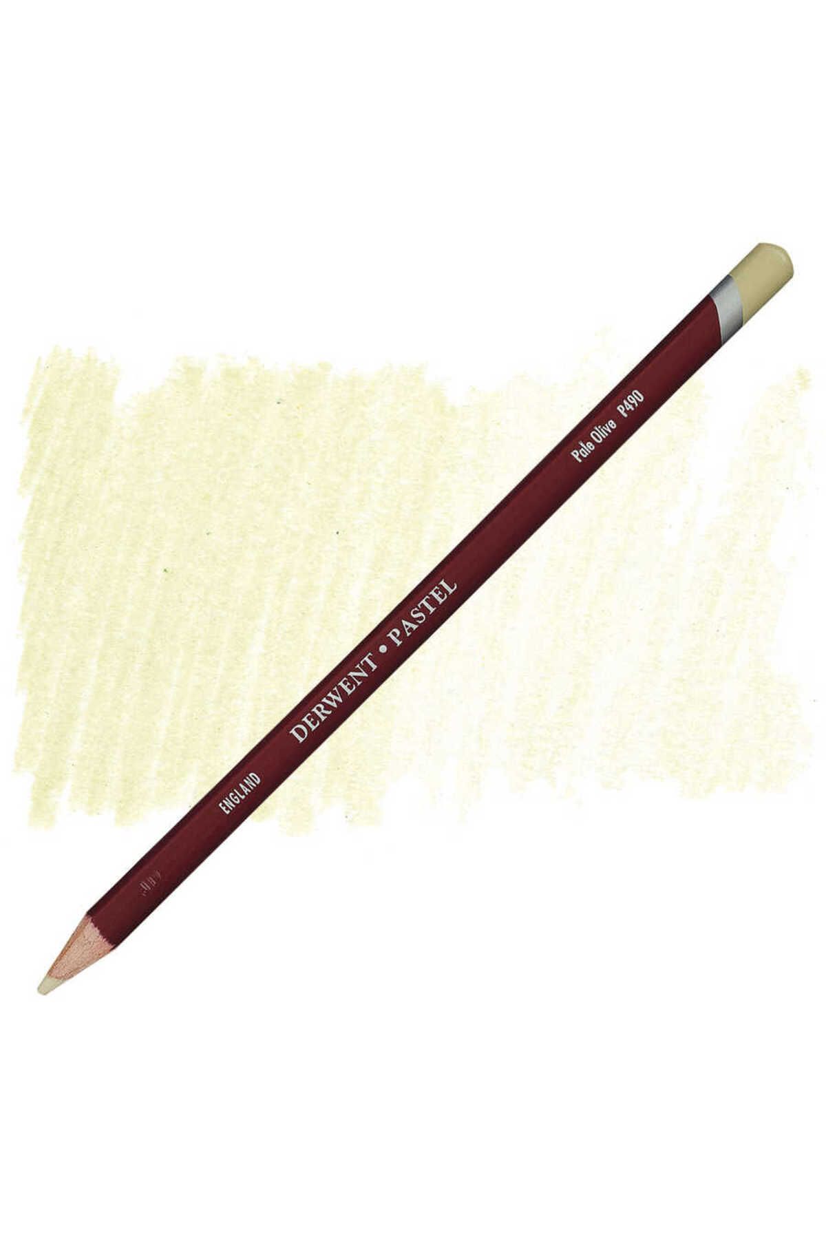 Derwent-Pastel Crayons - P490 Pale Olive 1