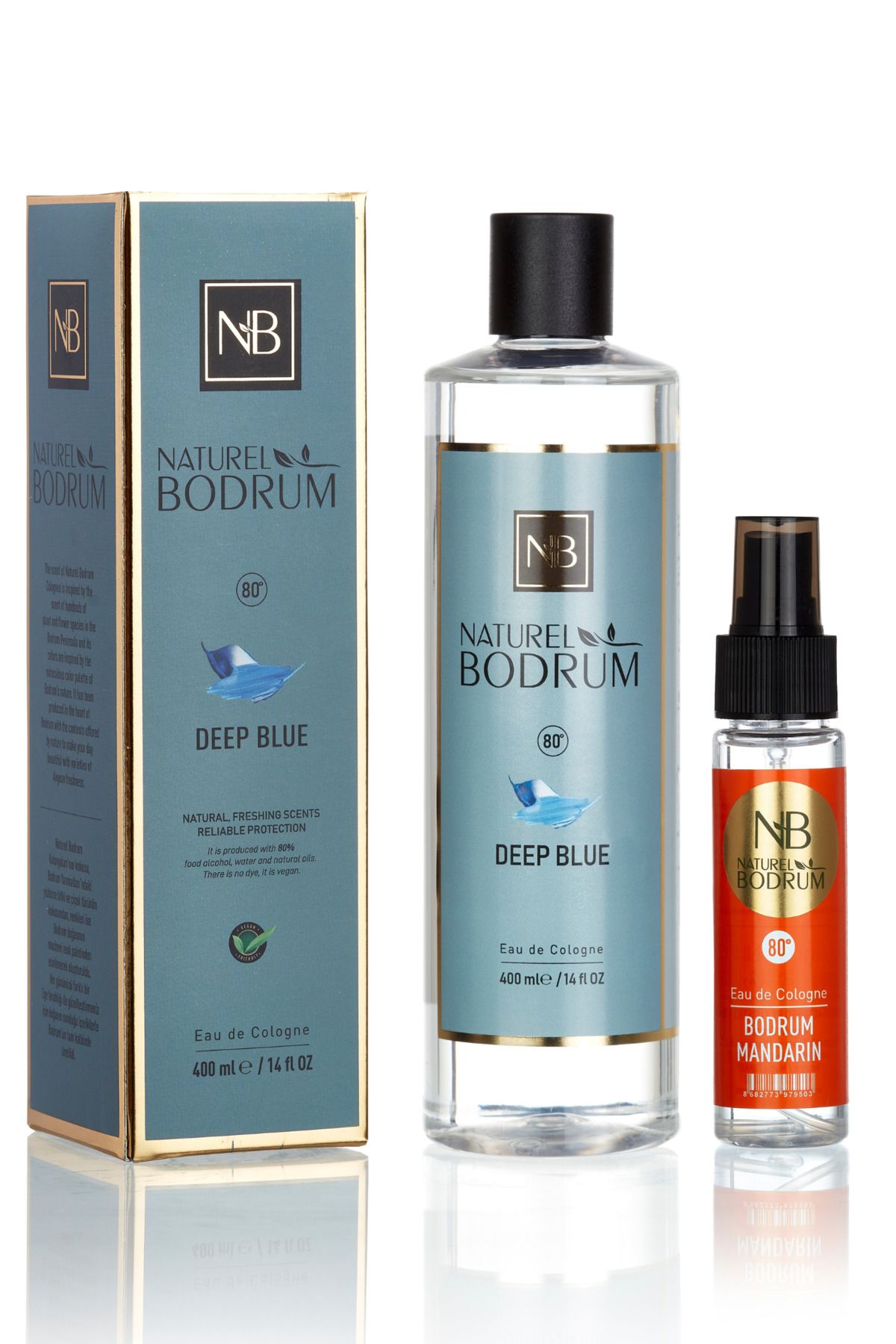 Naturel Bodrum Kolonya Deep Blue & Bodrum Mandalina 60ml