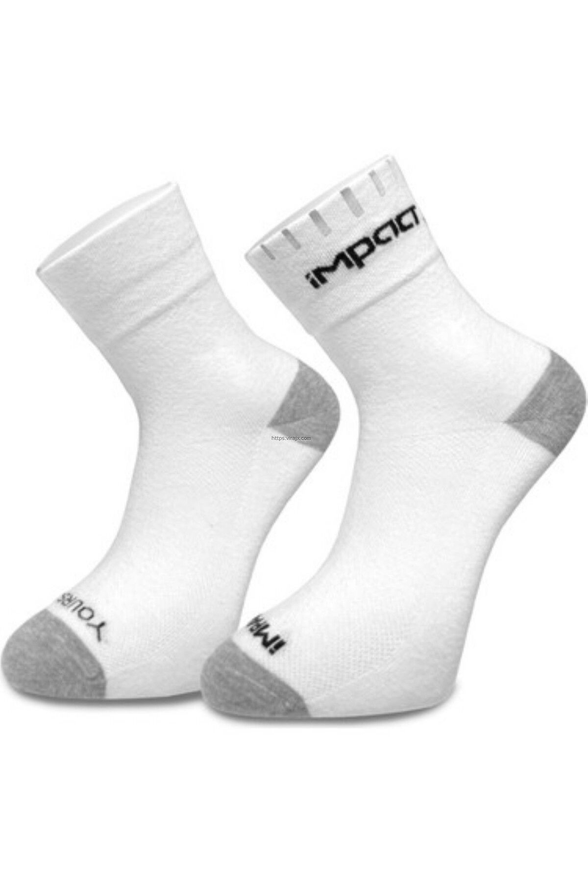 Impact Socks Kısa Bisiklet Çorabı Siyah