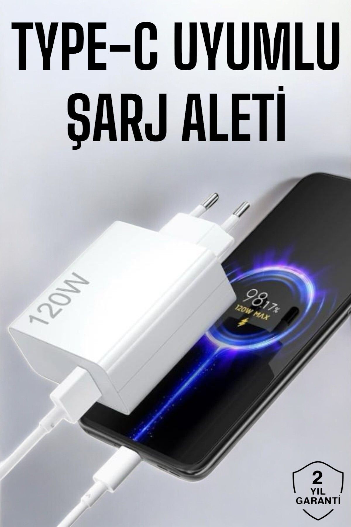 nerede bulurum Type-C 120W Şarj Aleti Hızlı Şarj Turbo