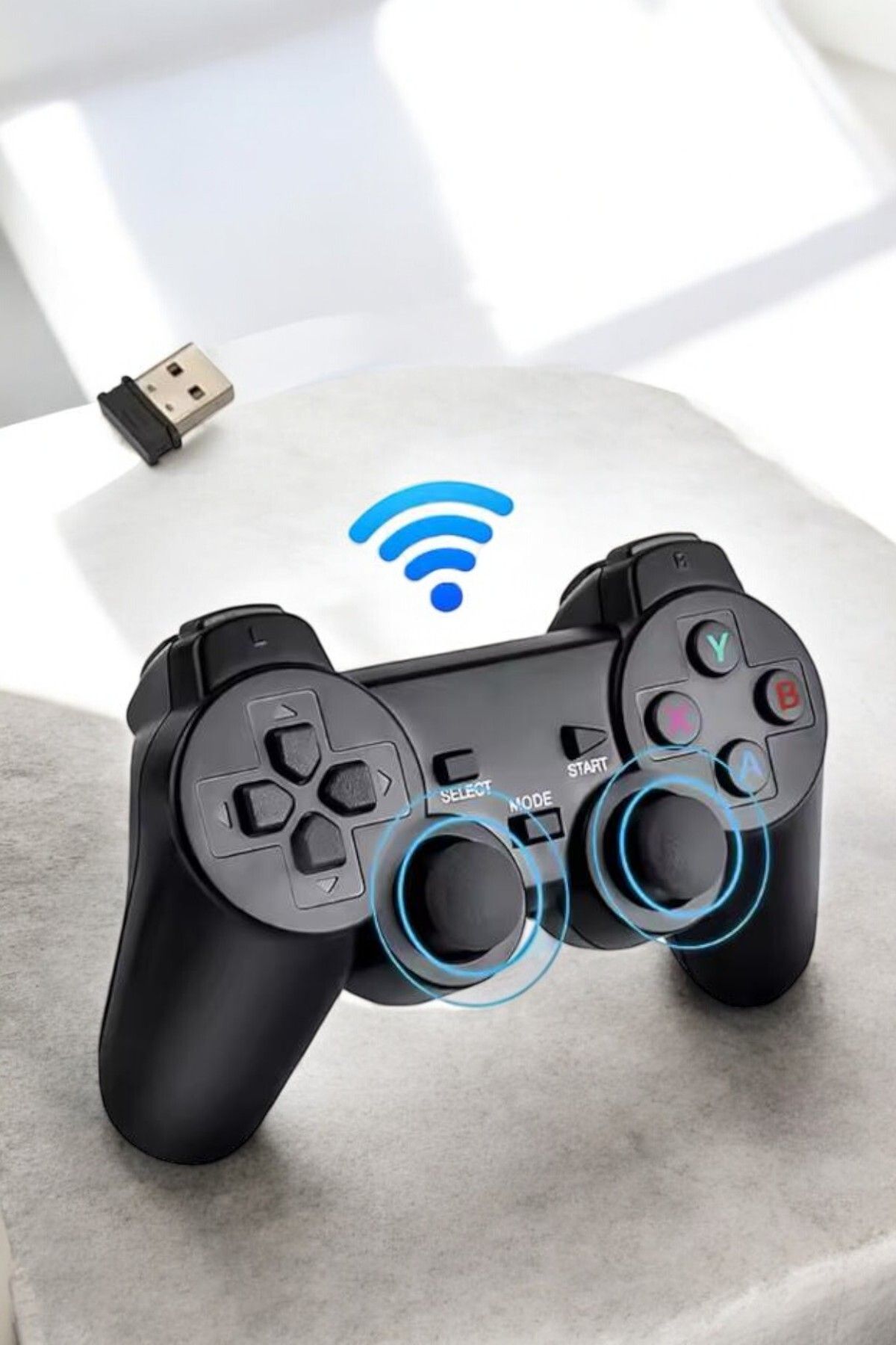 SCORPION TİCARET Game Stick 2000 Oyunlu 2.4G Kablosuz Çift Kol Yüksek Hassasiyetli Wireless