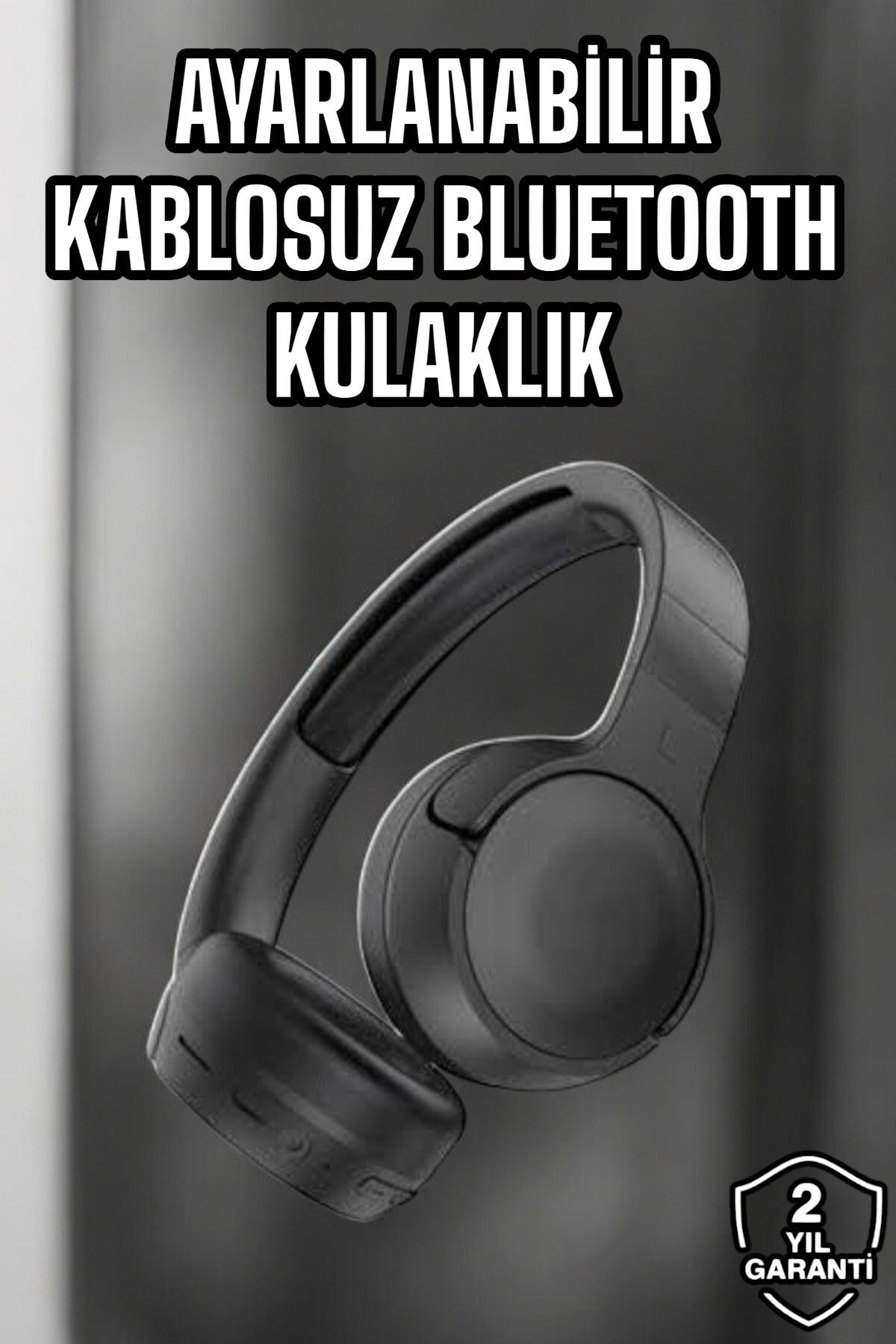 Boskord Kulak Üstü Kablosuz Bluetooth Kulaklık Gürültü Önleyici Uzun Şarj Süreli