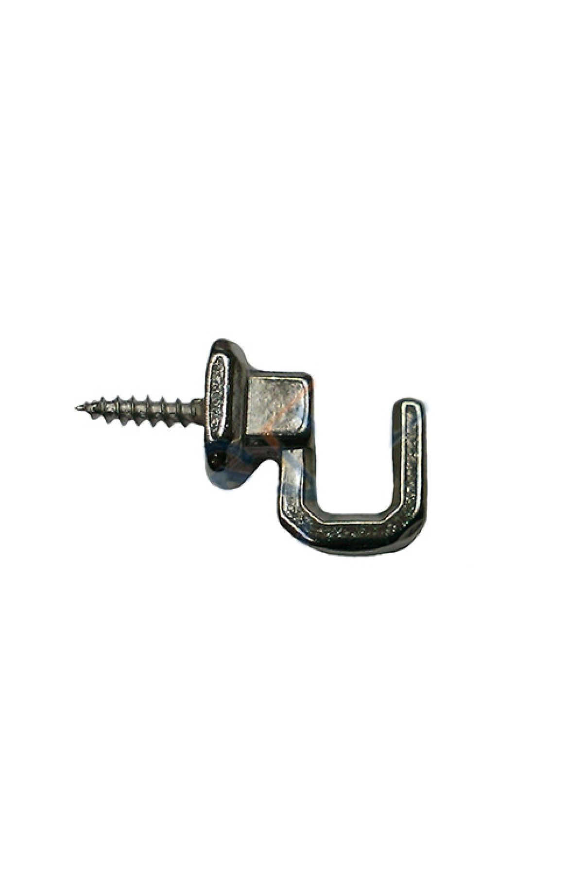 Ayder Timya Vidalı Kanca, Askı Küçük - 15x18mm, Nikel - 100 Adet
