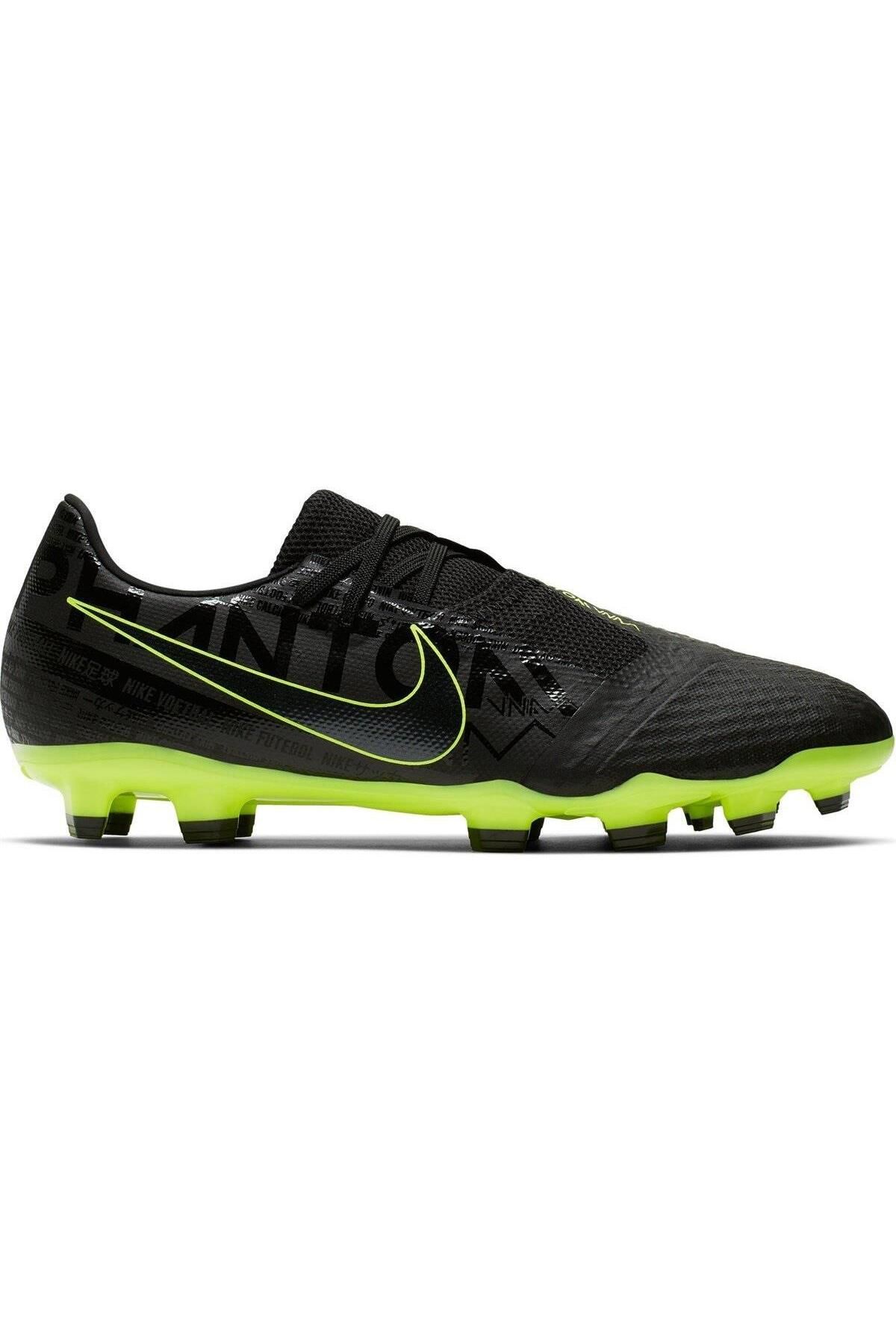 Nike Phantom Venom Academy FG Unisex Football Shoes Unisex Çim saha Kramponu Siyah(Dar Kalıp)