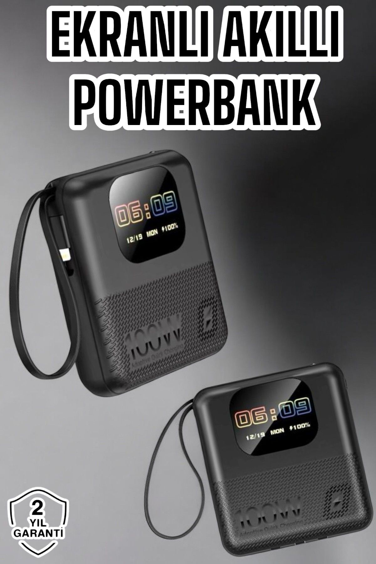 teknodayım Akıllı Powerbank 10.000 MAH Müzik Dinleme Mesaj Gönderme Arama Cevaplama