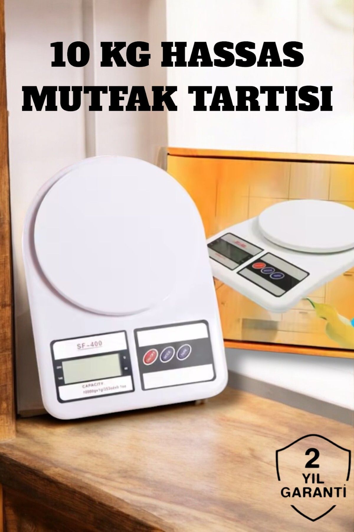 ASTRALTECH Net LCD Ekran ve Otomatik Kapanma Özelliği ile Uzun Ömürlü Dijital Mutfak Tartısı