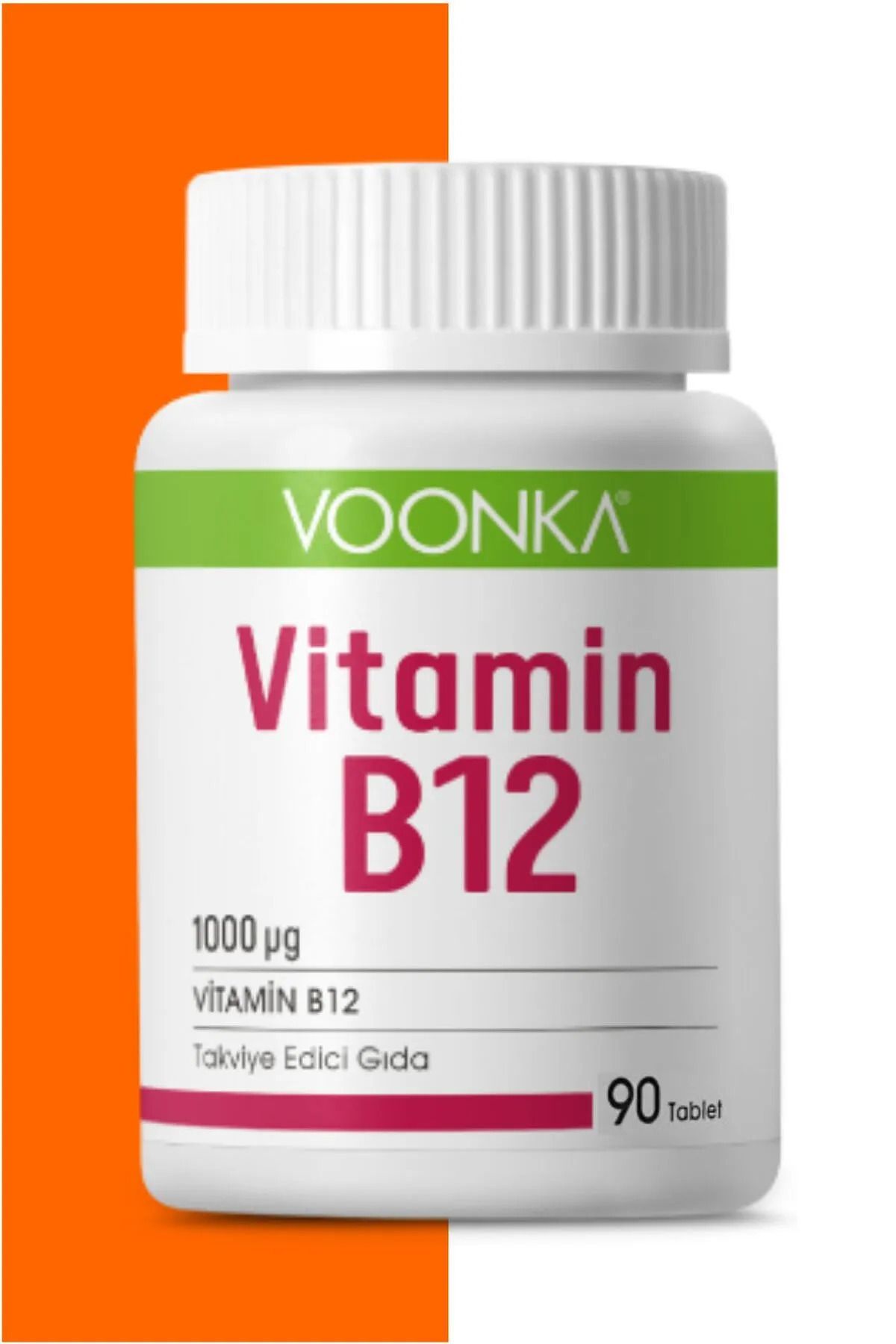 Voonka Vitamin B12 1000 Mcg 90 Tablet