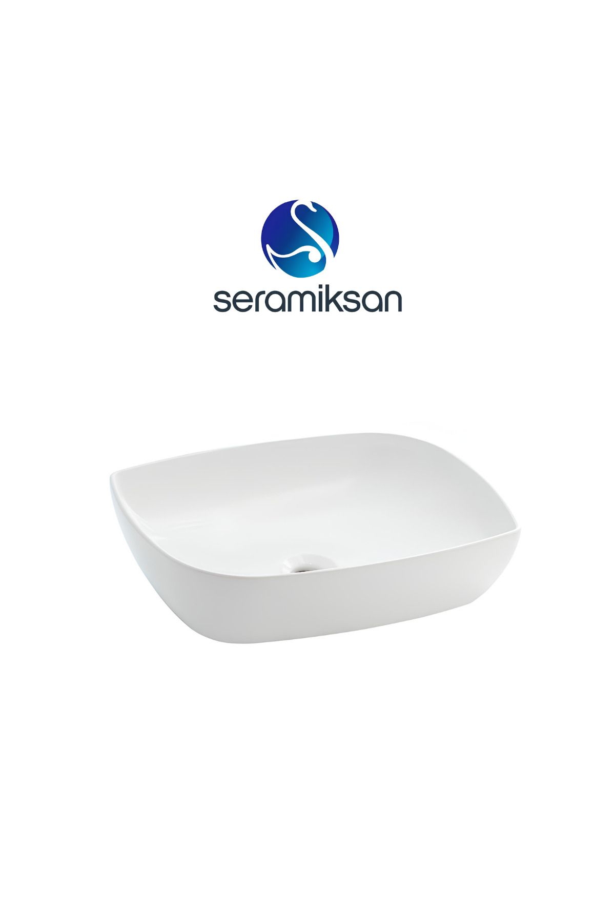 Seramiksan Dies Oval Beyaz Deliksiz Lavabo 50 Cm