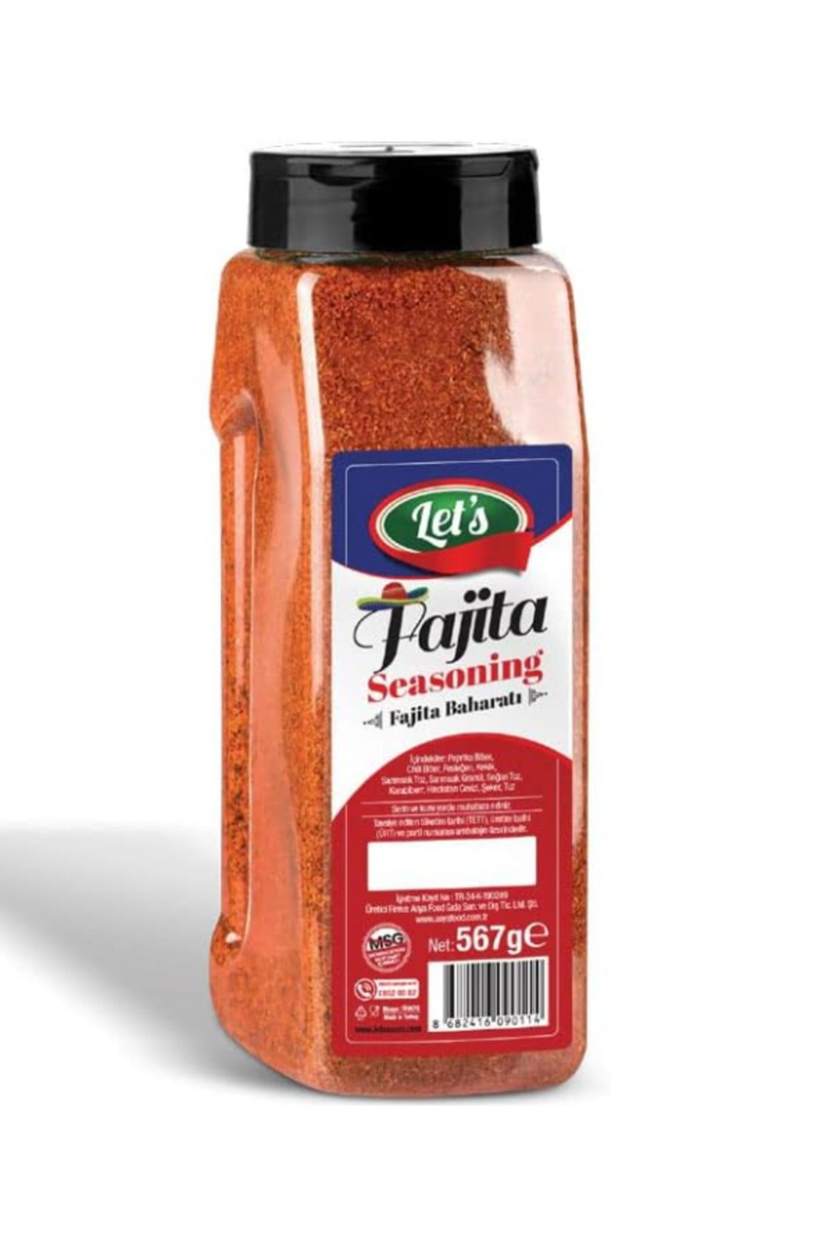 Lets Let's Fajita Baharatı 567 Gr