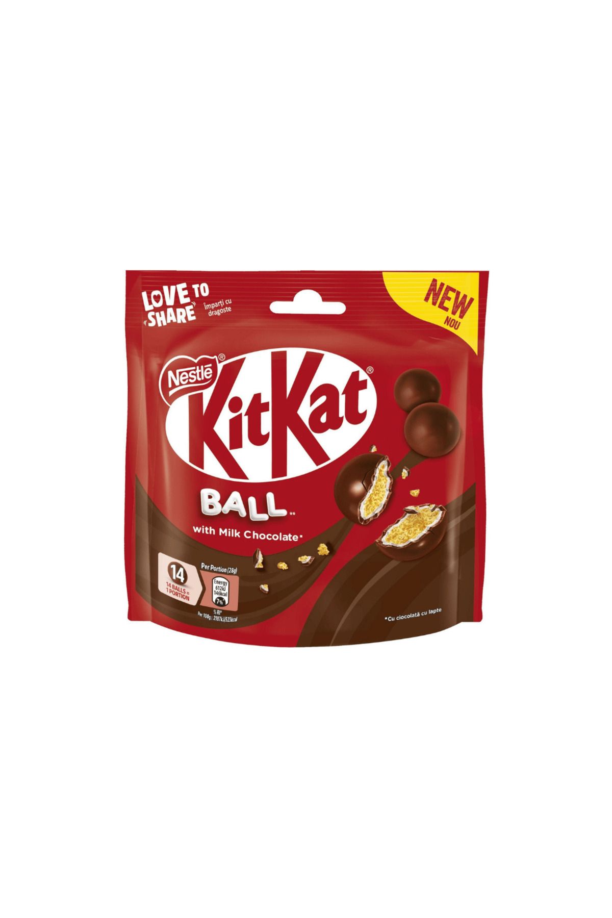 Nestle KitKat Ball with Milk Chocolate 140g