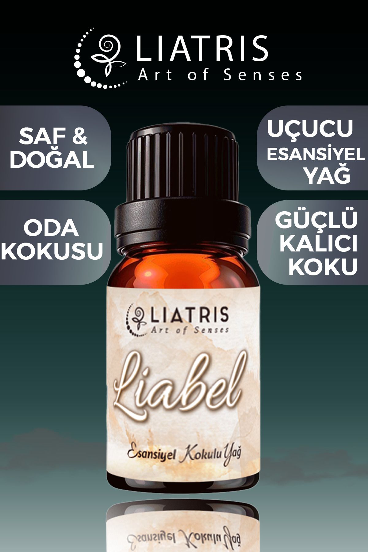 liatris Liabel esansiyel uçucu yağ,hava nemlendirici,buhurdanlık,oda parfümü 10ml %100 Saf & doğal koku