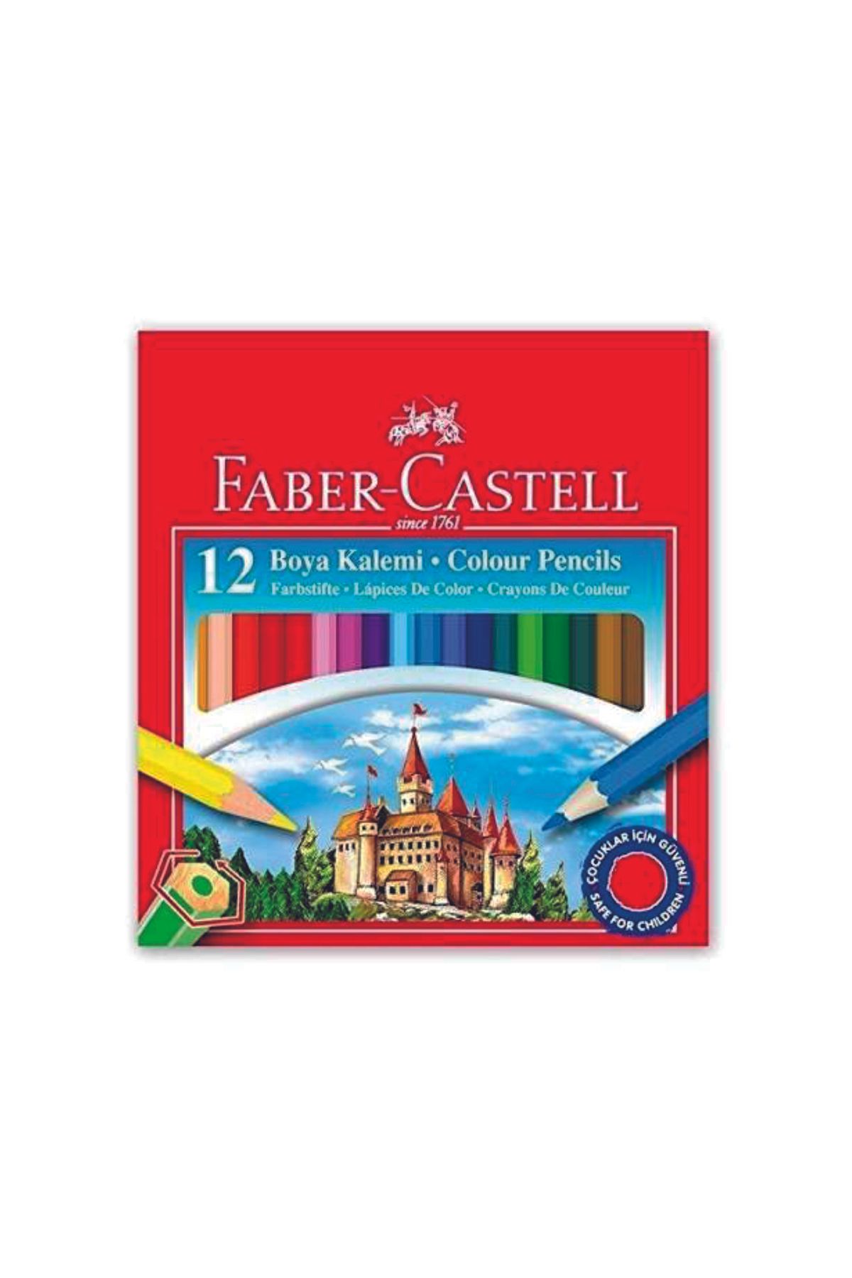 Faber Castel FABER  12 Lİ KURU BOYA KKALEMİ MİNİK BOY