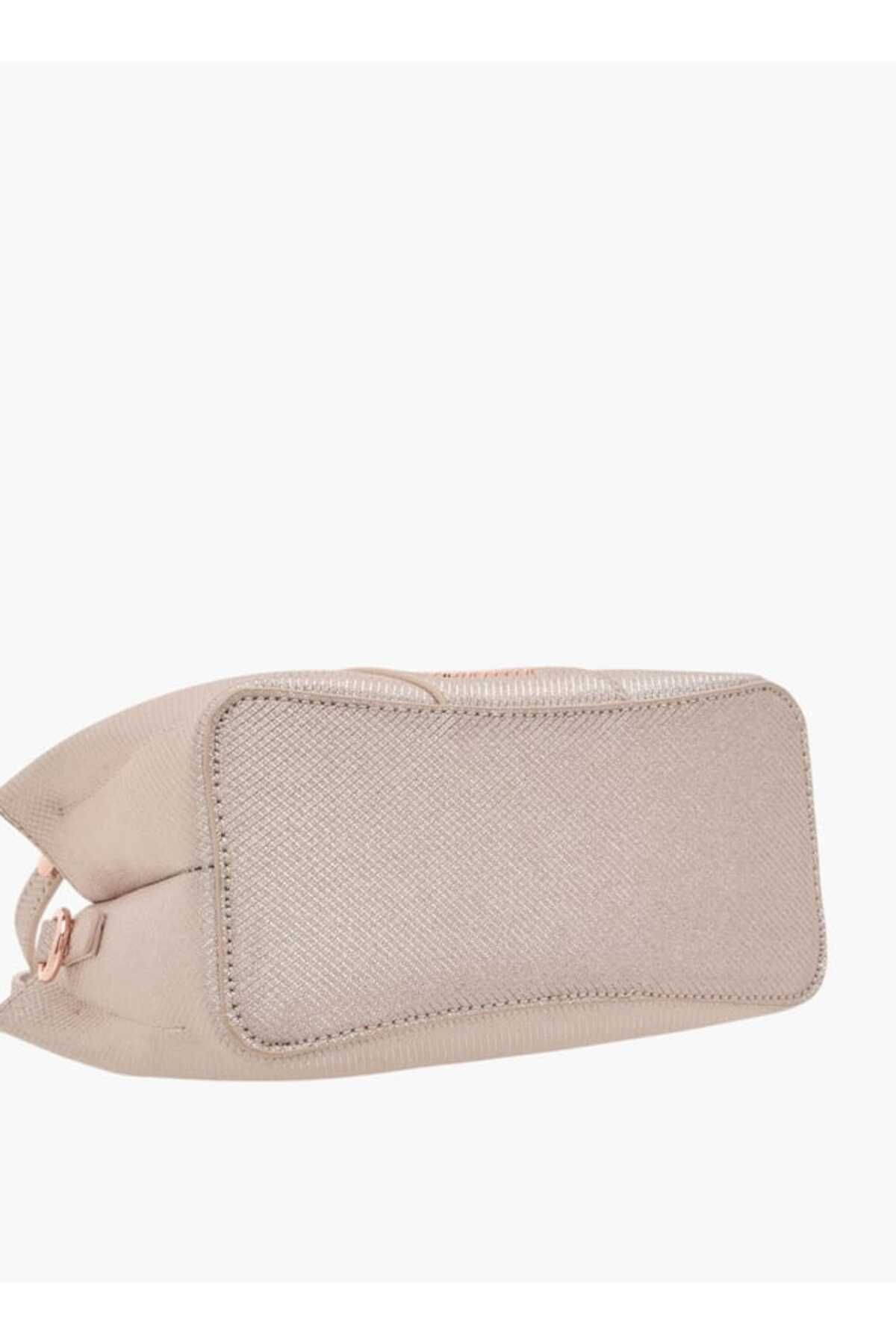 Flora Bella by Shoexpress-Flora Bella Textured Tote Bag with Double Handle and Zip Closure 6