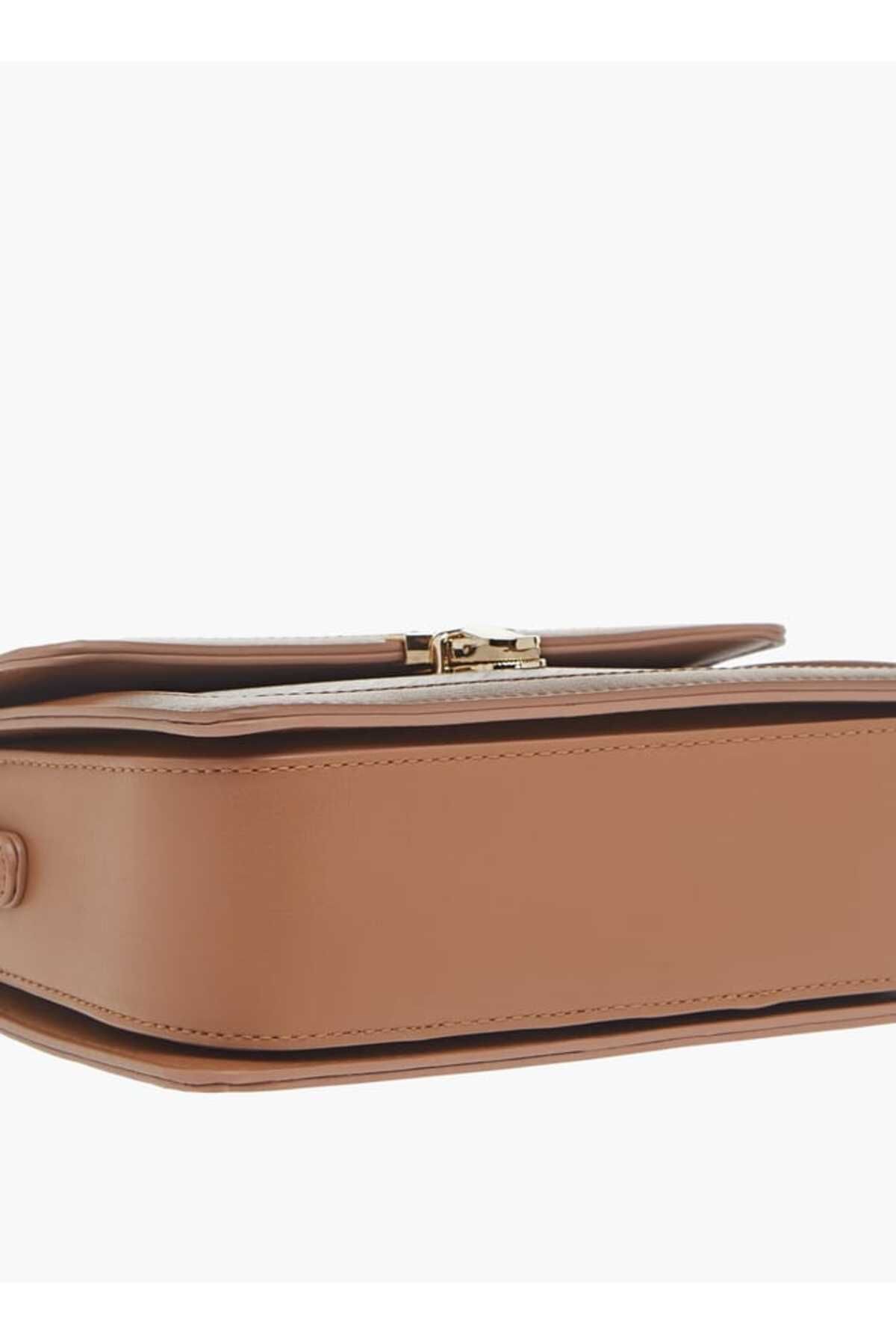 Flora Bella by Shoexpress-Flora Bella Monogram Print Satchel Bag with Grab Handle and Tuck Lock Closure 6
