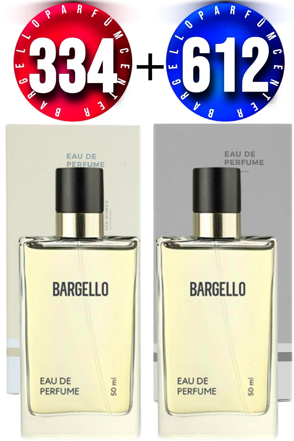 Bargello 334 Kadın Parfüm Floral 50 Ml EDP + Bargello 612 Erkek Parfüm Woody 50 Ml EDP