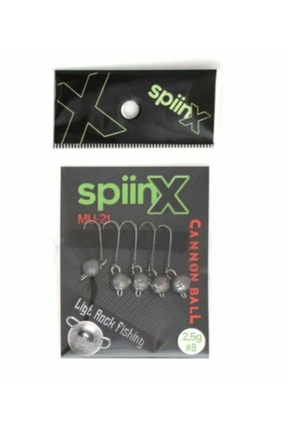 SpiinX Cannon Ball Jig Head  Ham 4p - 8GR-4