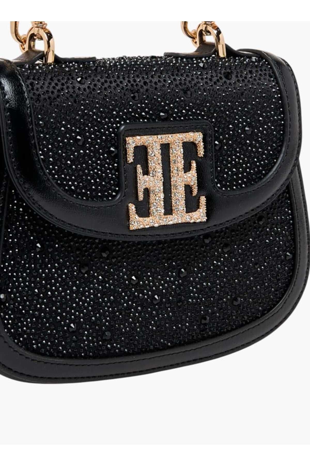 ELLE-Embellished Tote Bag with Top Handle and Adjustable Strap 4