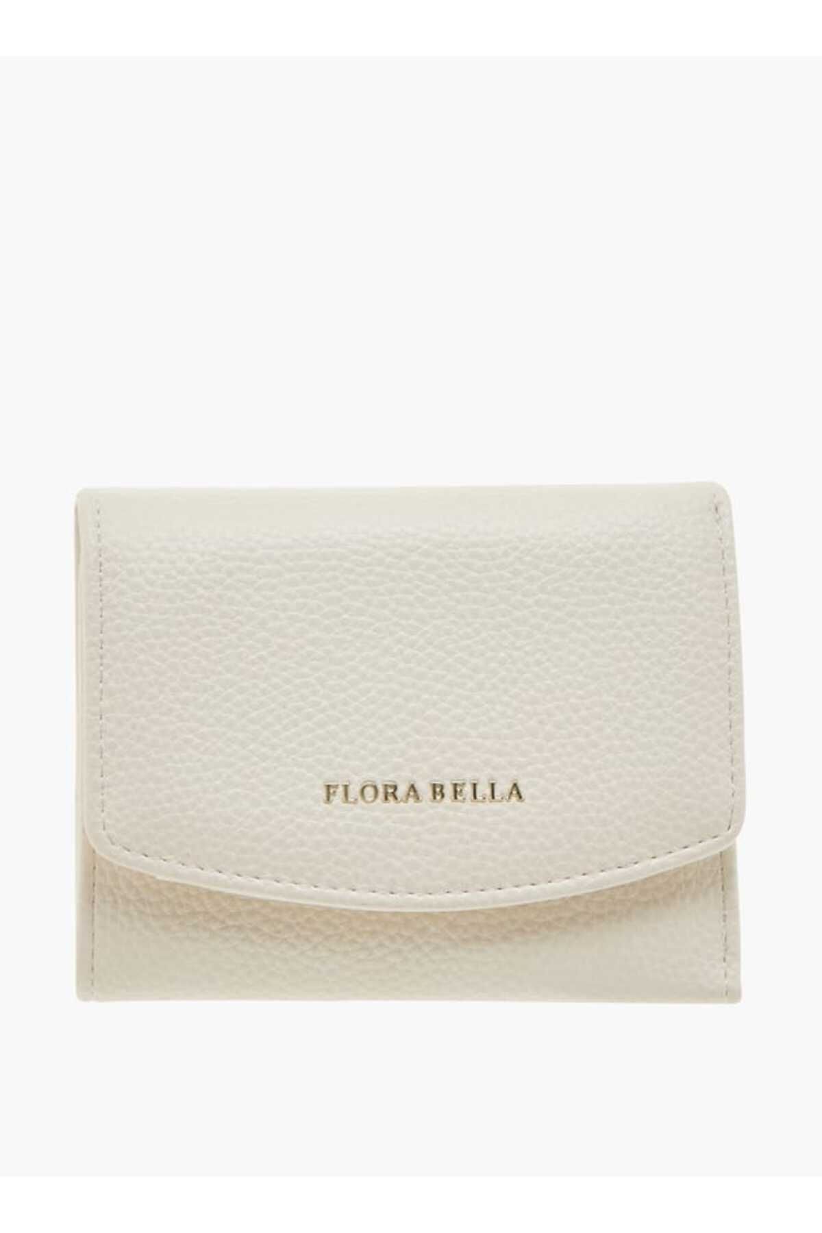 Flora Bella by Shoexpress-Flora Bella Textured Tri-Fold Wallet with Button Closure 1