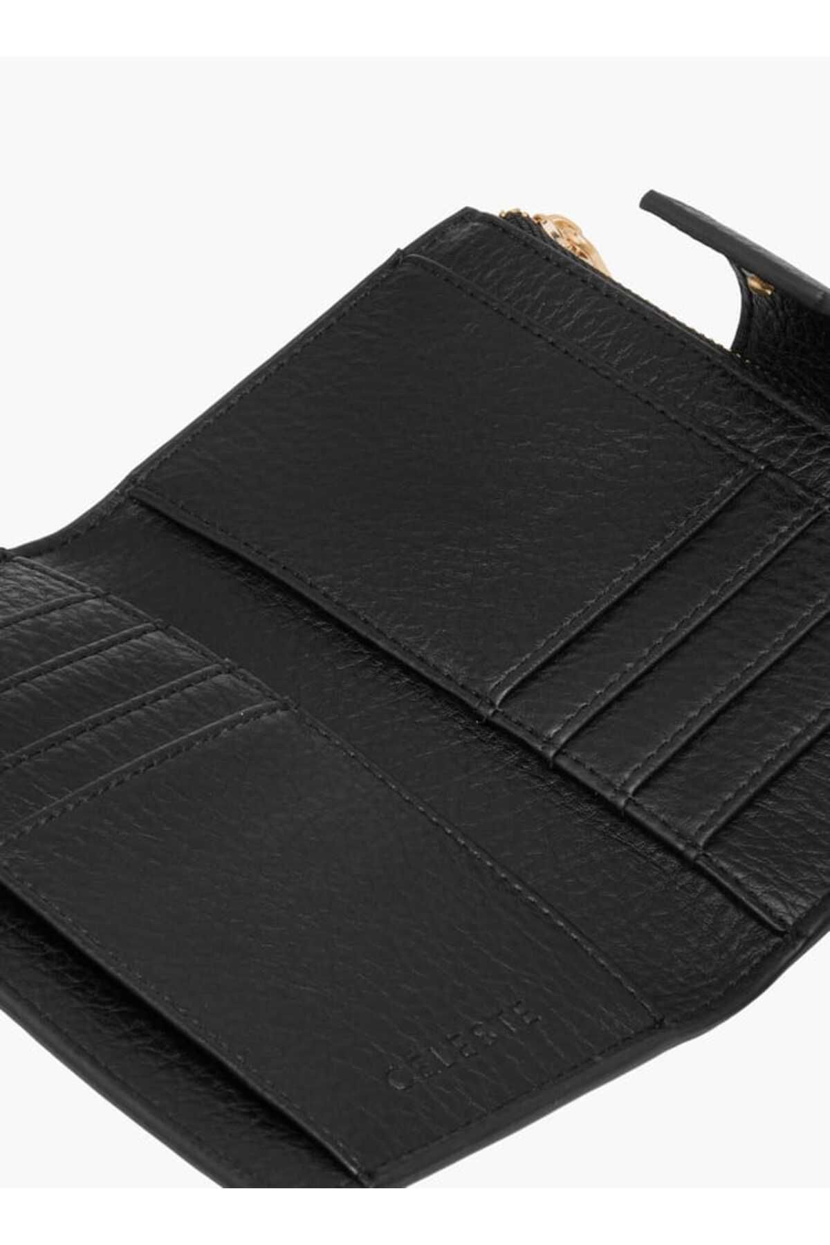 Celeste-Textured Wallet with Button Closure 5