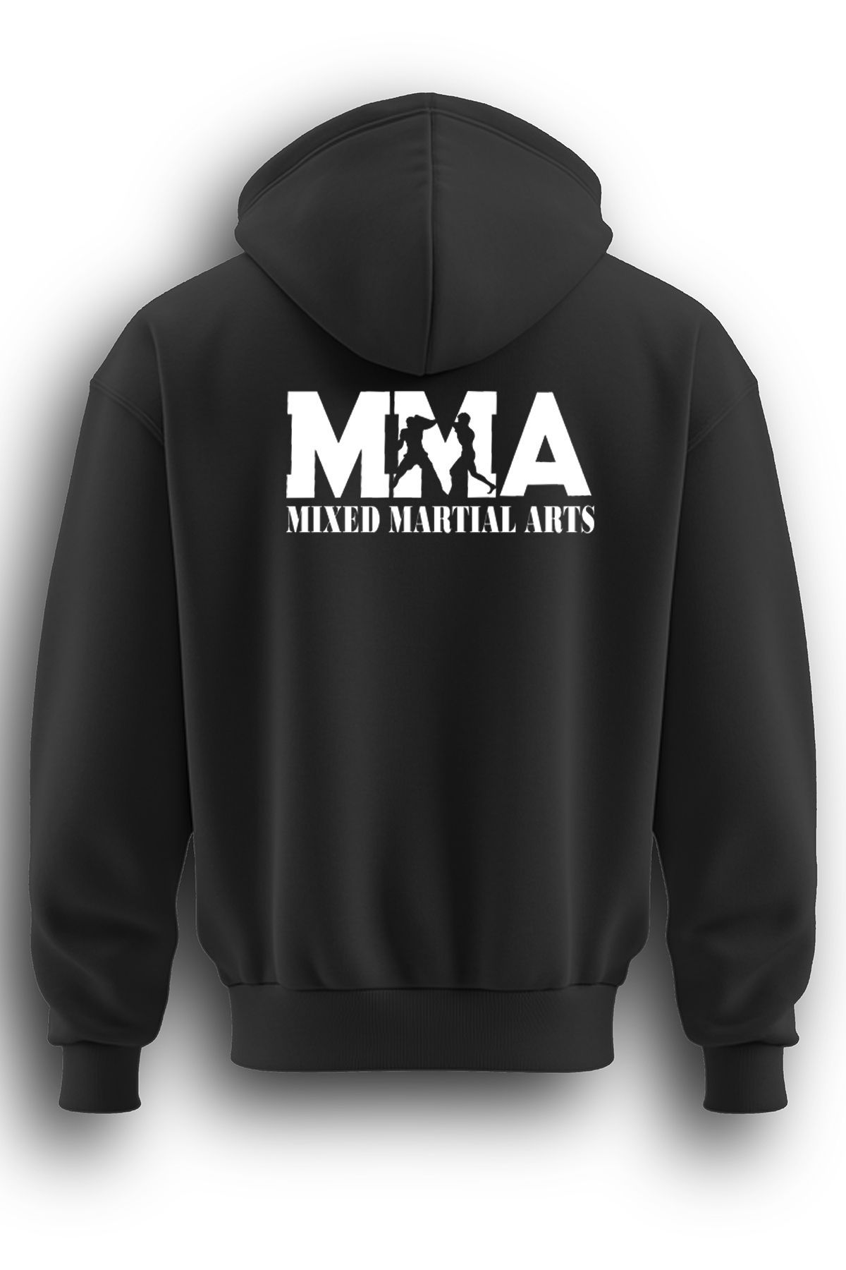 TOP GLORY-Mma Moon Star Printed Hooded Sweatshirt - 3 String Raster Mmax75004 2