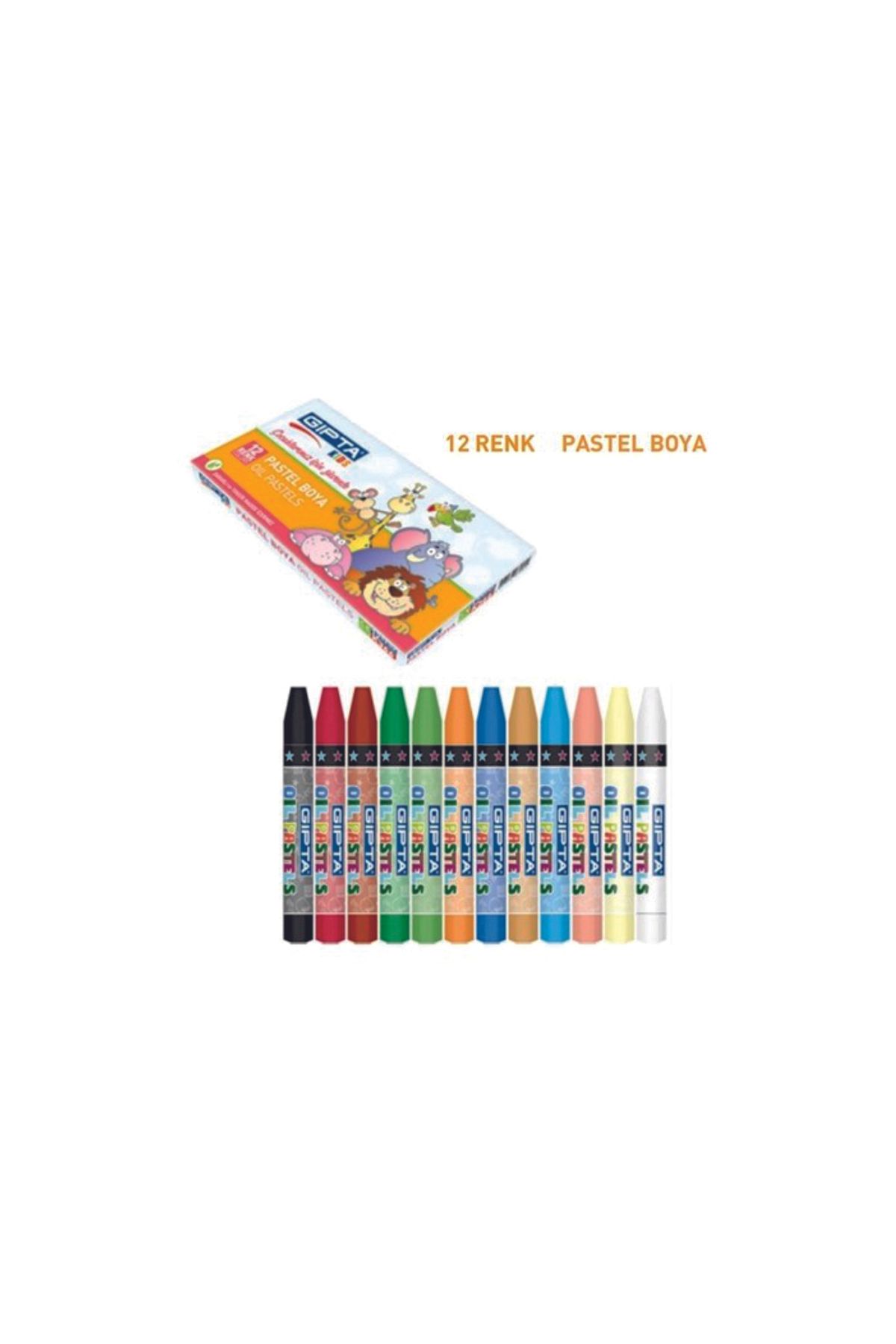 Gıpta GIPTA 12Lİ PASTEL BOYA