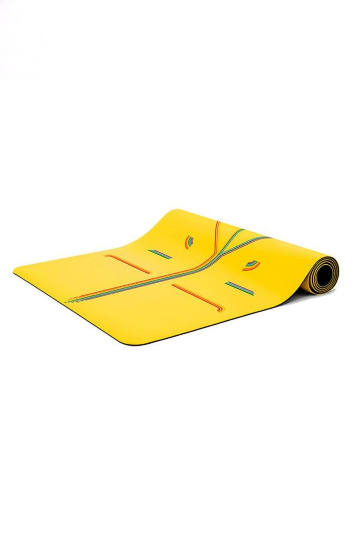 Gymo Pro Series® Pu-Rubber Kaydırmaz Kauçuk Yoga Pilates Matı 5mm Yellow