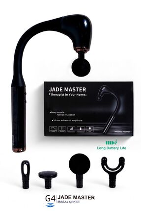 Jade Master Kanca Masaj Aleti Portatif Masaj Tabancası Titreşimli Masaj Aleti