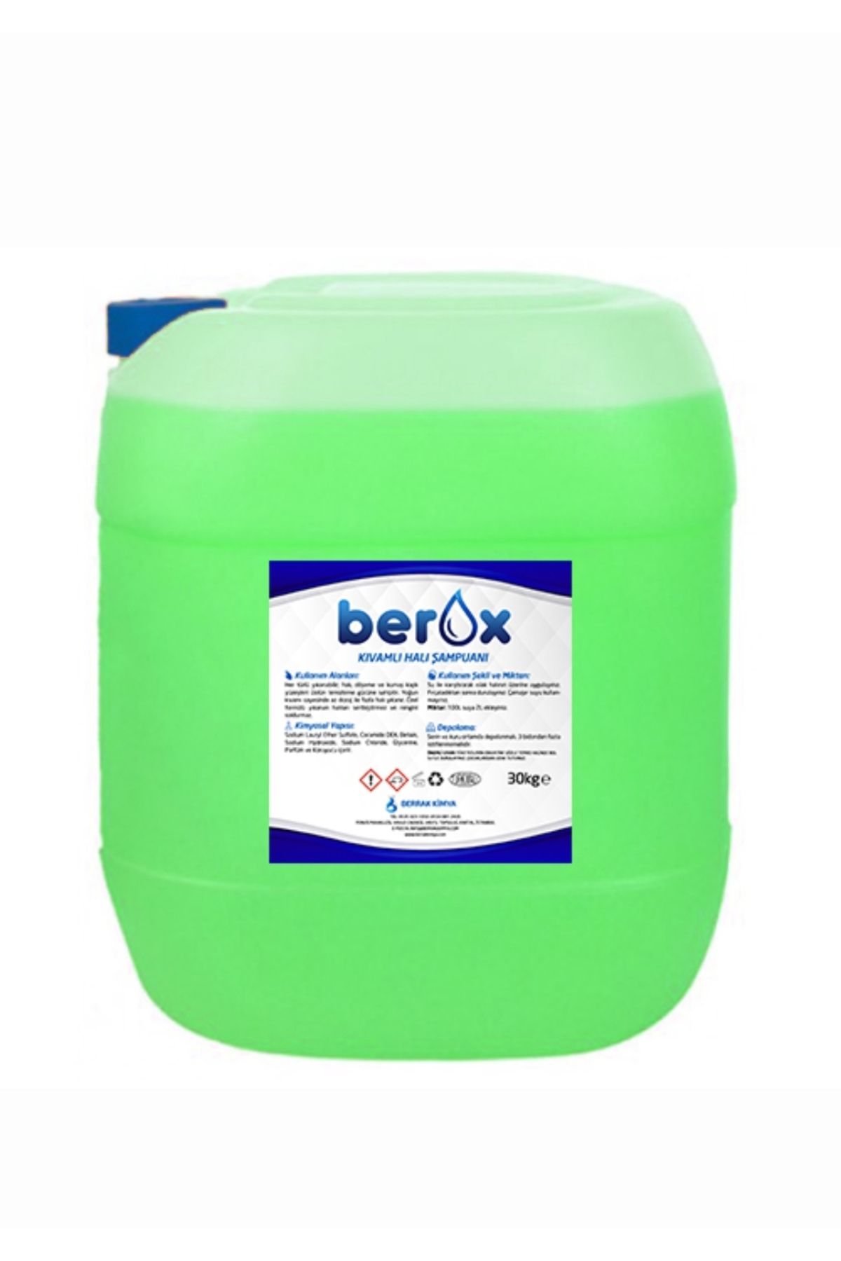 BEROX Lekelere Hızlı Çözüm Halı Şampuanı 30lt