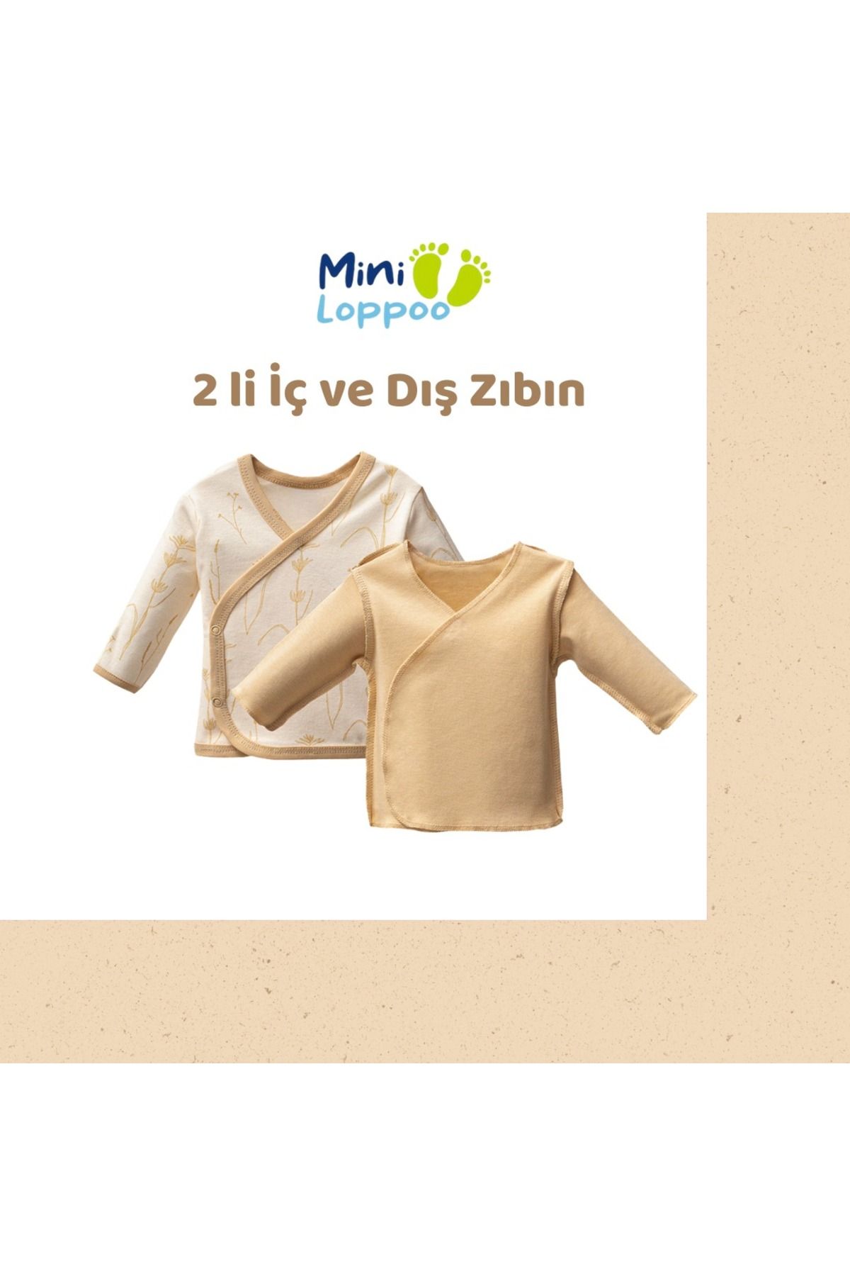 MİNİLOPPOO-Inner and Outer Bodysuit - Pack of 2 1