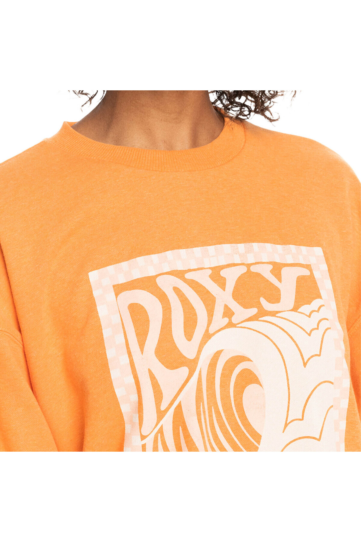 Roxy-Women's Sweatshirt Take Your Place B Orange Women's Sweatshirt Erjft04745 5