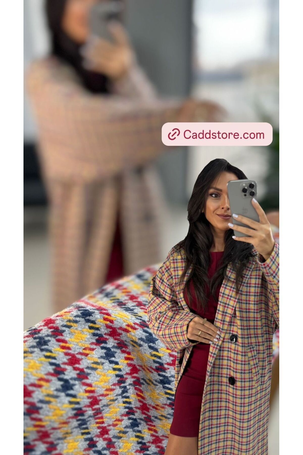 caddstore-Foo Yellow Transitional Lined Coat 8